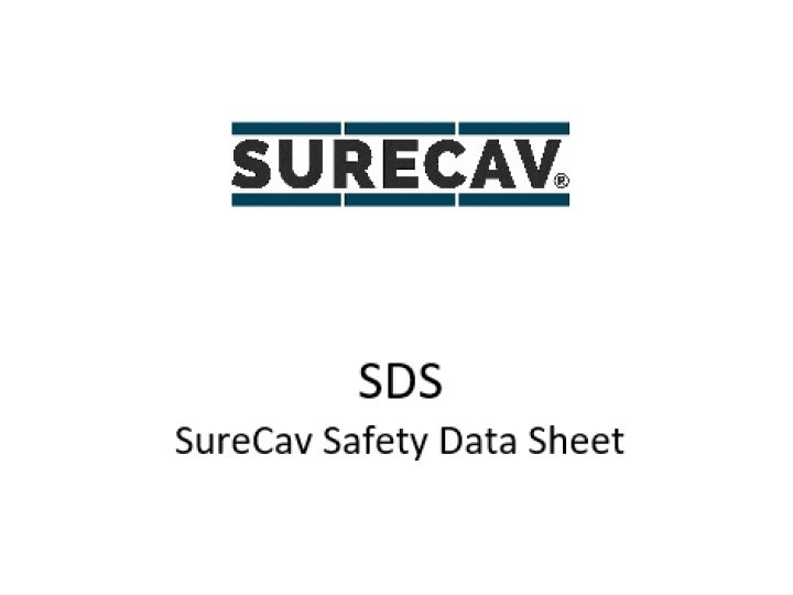 SureCav Safety Data Sheet
