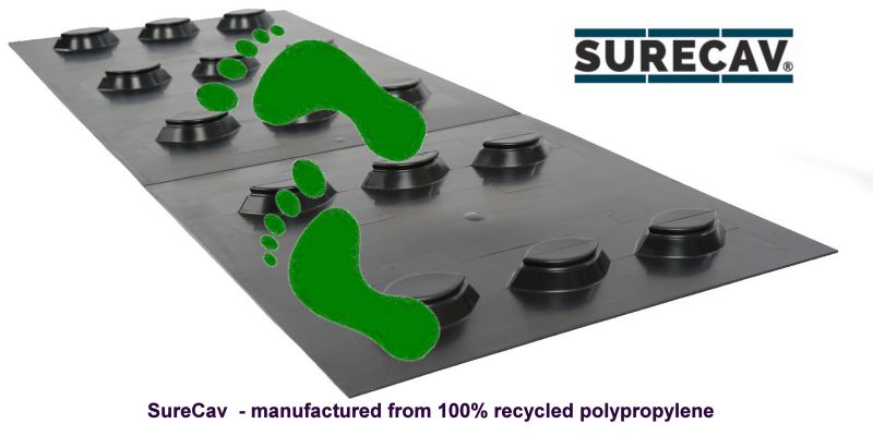 SureCav Promotes 100% Recycled Plastic